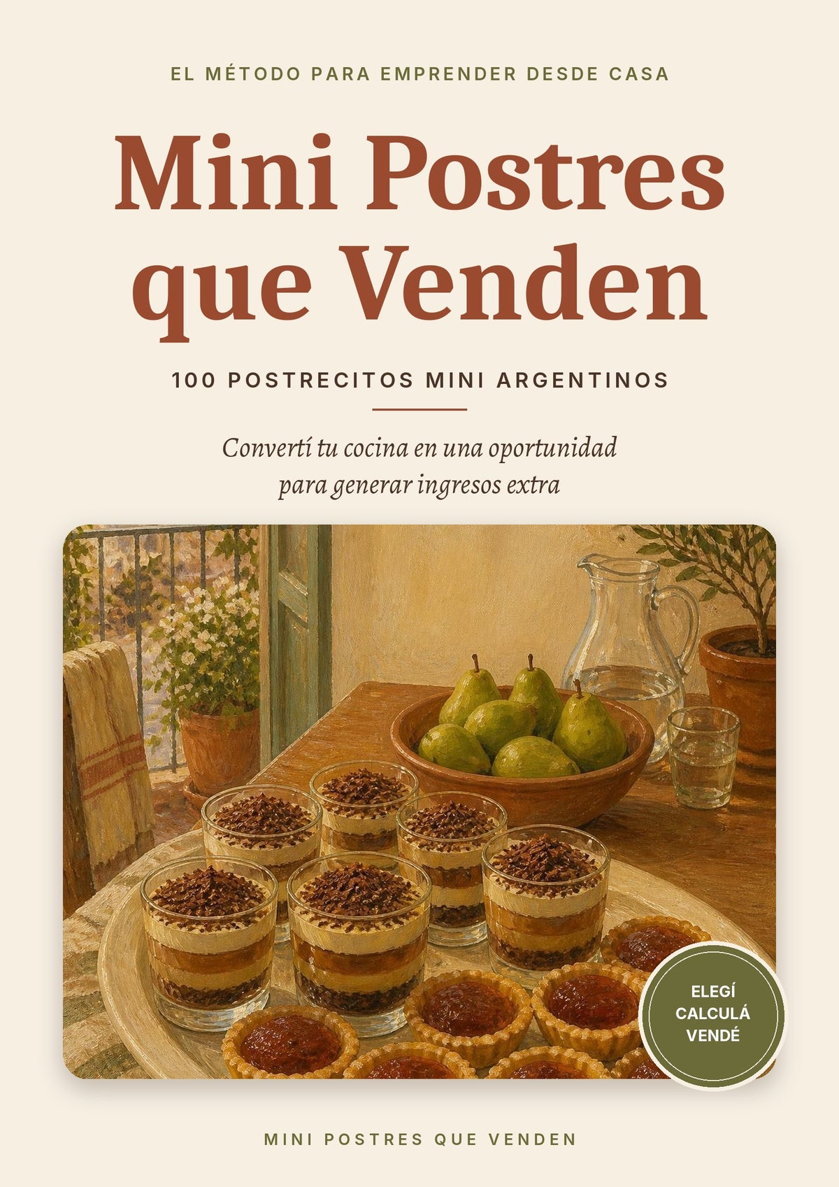 Mini postres que venden +100 recetas